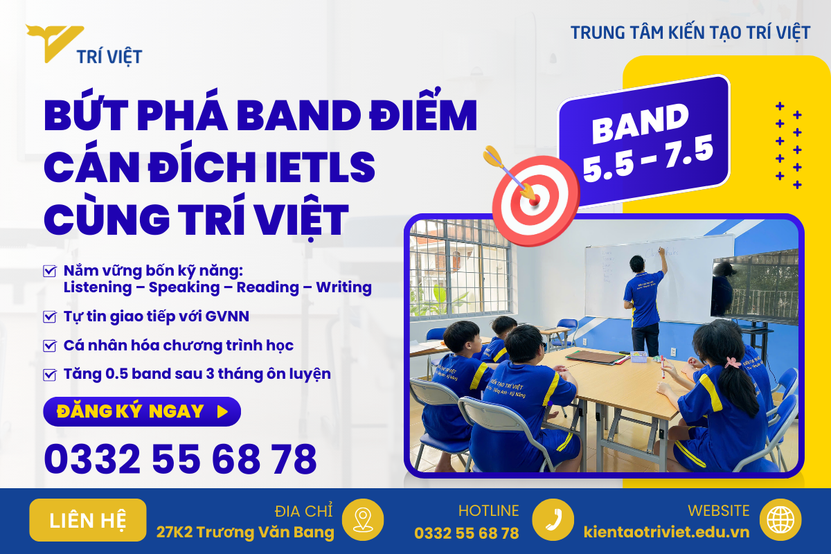 NÂNG 0.5 BAND IELTS CHỈ SAU 3 THÁNG – BẠN DÁM THỬ KHÔNG?